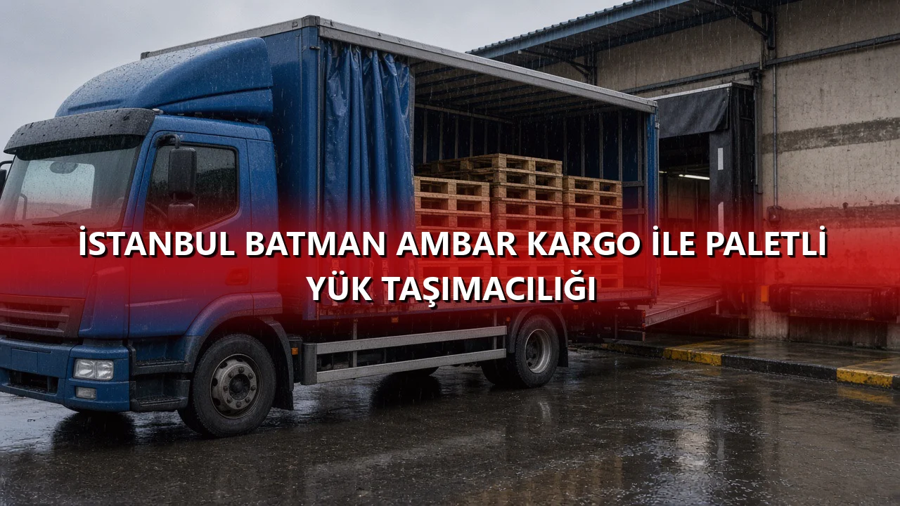 İstanbul Batman Ambar Kargo İle Paletli Yük Taşımacılığı